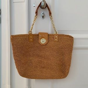 Tory Burch straw tote